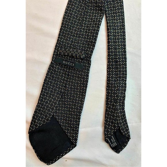 Gucci Intricately Stitched Silk Tie - Picture 1 of 4